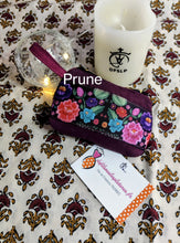 Charger l'image dans la galerie, SAC ou ENSEMBLE POCHETTE /PORTE- MONNAIE, "FLEURS BOHEMES"