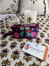 Charger l'image dans la galerie, SAC ou ENSEMBLE POCHETTE /PORTE- MONNAIE, "FLEURS BOHEMES"