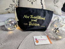 Charger l'image dans la galerie, GRANDE TROUSSE EN VELOURS NOIR " "