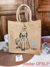 Charger l'image dans la galerie, SAC/CABAS "MIREILLE"en Toile de Jute