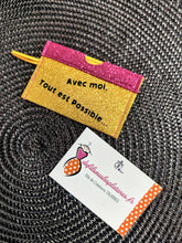 Charger l'image dans la galerie, Étui à Carte Bancaire pailleté