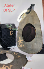 Charger l'image dans la galerie, PORTE CHAPEAU en toile de jute