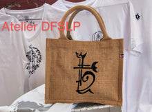 Charger l'image dans la galerie, SAC / CABAS 'Taurin" ou "bohème"en Toile de Jute