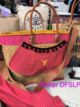 Charger l'image dans la galerie, SAC / CABAS / PANIER "TAURIN "en PAILLE