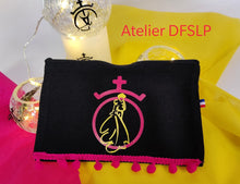 Charger l&#39;image dans la galerie, TROUSSE &quot;TORERO&quot; avec fermeture éclair et pompon
