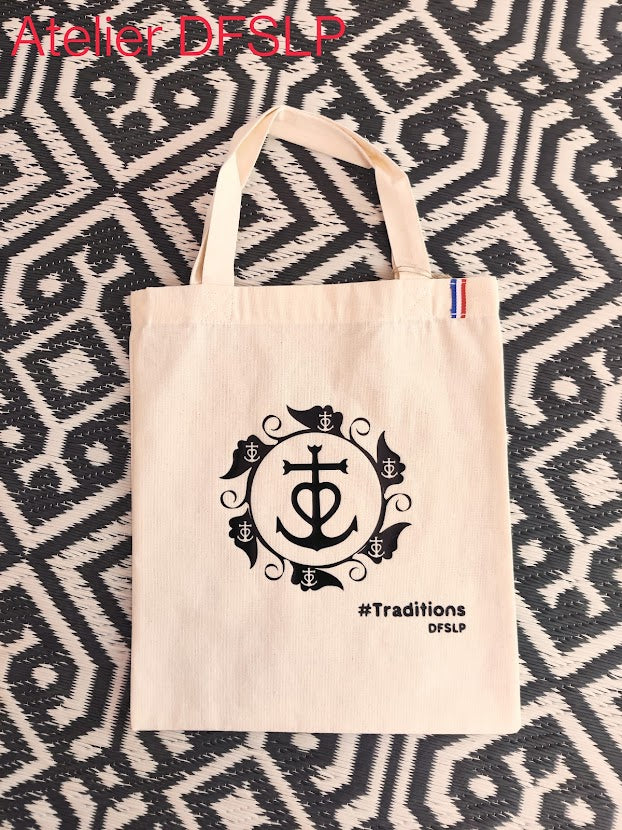 TOTE BAG  CROIX DE CAMARGUE taille M