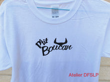 Charger l&#39;image dans la galerie, TEE SHIRT  ENFANT blanc  &quot;p&#39;tit Boucan&quot;
