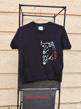 Charger l&#39;image dans la galerie, TEE SHIRT ENFANT noir  &quot;toros&quot;
