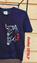 Charger l&#39;image dans la galerie, TEE SHIRT ENFANT noir  &quot;toros&quot;
