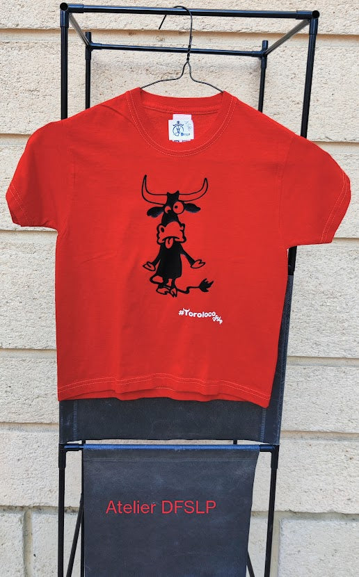 TEE SHIRT ENFANT ROUGE 