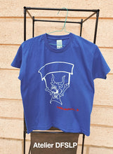 Charger l&#39;image dans la galerie, TEE SHIRT ENFANT BLEU à Personnaliser avec le prénom
