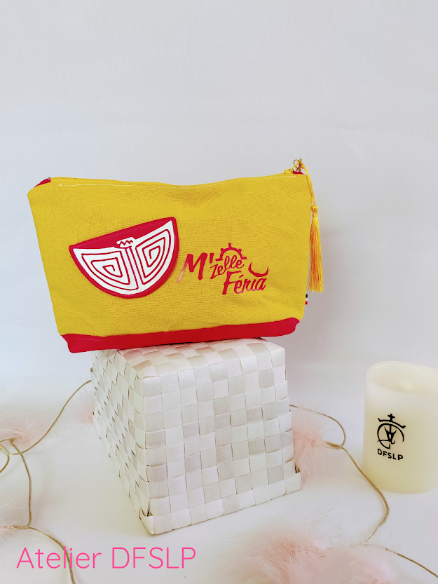 TROUSSE MZ'ELLE FERIA JAUNE ET FUCHSIA